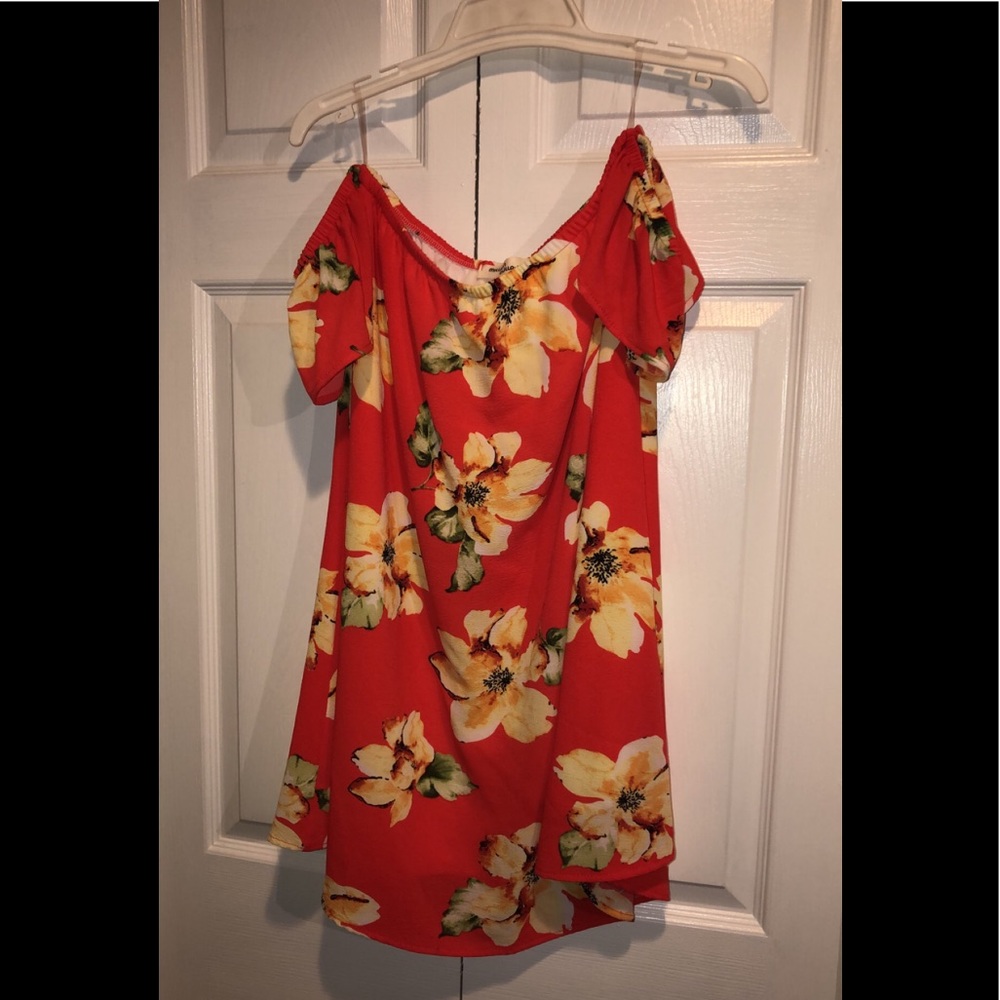 Off the shoulders dress